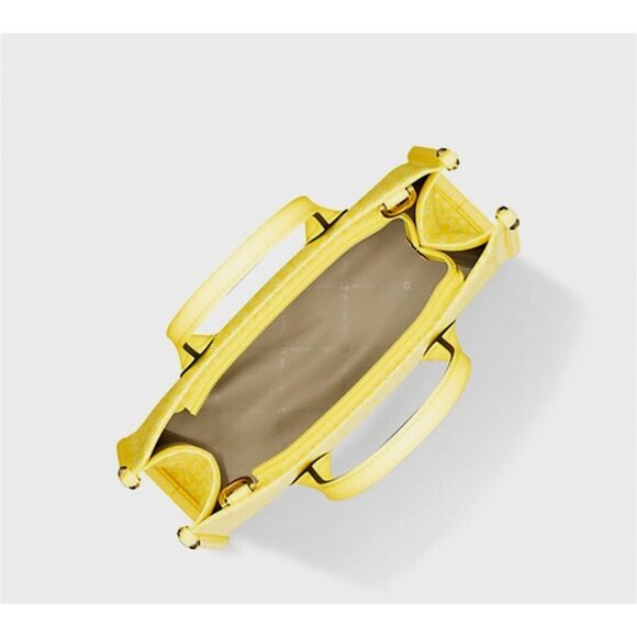 New Michael Kors Mirella Small Signature Logo Crossbody Bag Daisy Yellow - Picture 2 of 5